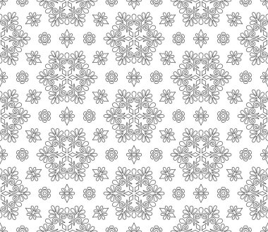 Boyama doodle kroki keyfi için soyut desen