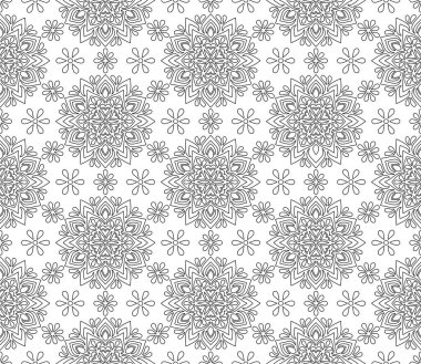 Boyama doodle kroki keyfi için soyut desen