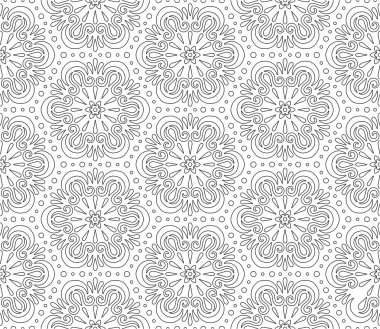 Boyama doodle kroki keyfi için soyut desen