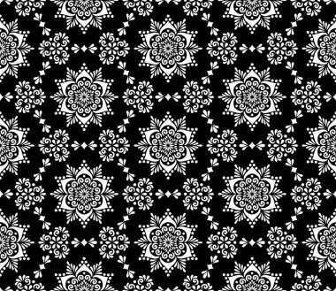 Soyut desenler, kusursuz siyah-beyaz karalama çizimi. Yaratıcı ve tebrik kartları, posterler, afişler, afişler ve kapaklar için iyidir..