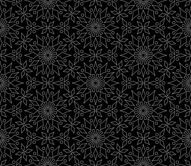 Soyut geometrik desen Beyaz hatlı kusursuz karalama çizimi yaratıcı ve tebrik kartları, posterler, el ilanları, afişler ve kapaklar için iyidir