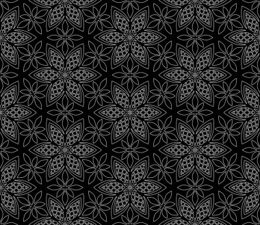 Soyut geometrik desen Beyaz hatlı kusursuz karalama çizimi yaratıcı ve tebrik kartları, posterler, el ilanları, afişler ve kapaklar için iyidir