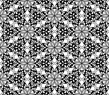 Soyut desenler, kusursuz siyah-beyaz karalama çizimi. Yaratıcı ve tebrik kartları, posterler, afişler, afişler ve kapaklar için iyidir.