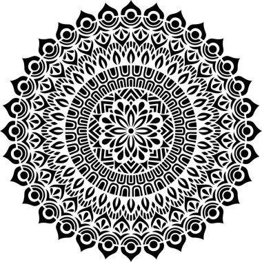 Mandala desen stencil karalamalar kroki iyi ruh hali