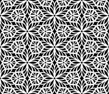 Soyut geometrik desen Beyaz hatlı kusursuz karalama çizimi yaratıcı ve tebrik kartları, posterler, el ilanları, afişler ve kapaklar için iyidir