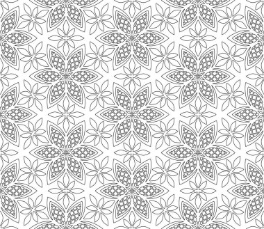 Boyama için soyut desen çizim iyi ruh hali çocuklar ve yetişkinler için dinlenme keyfi