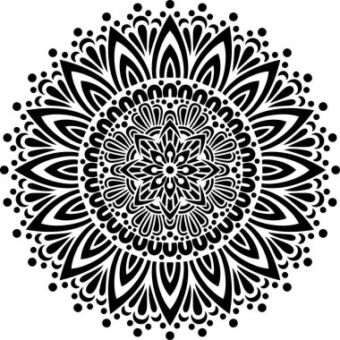 Mandala desen stencil karalamalar kroki iyi ruh hali