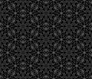 Soyut geometrik desen Beyaz hatlı kusursuz karalama çizimi yaratıcı ve tebrik kartları, posterler, el ilanları, afişler ve kapaklar için iyidir