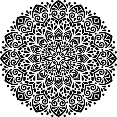 Mandala desen stencil karalamalar kroki iyi ruh hali