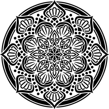 Mandala desen stencil karalamalar kroki iyi ruh hali