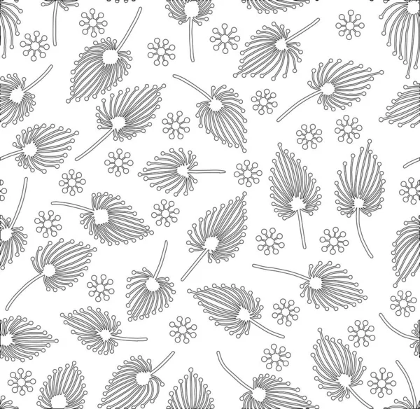 Boyama için soyut desen çizim iyi ruh hali çocuklar ve yetişkinler için dinlenme keyfi