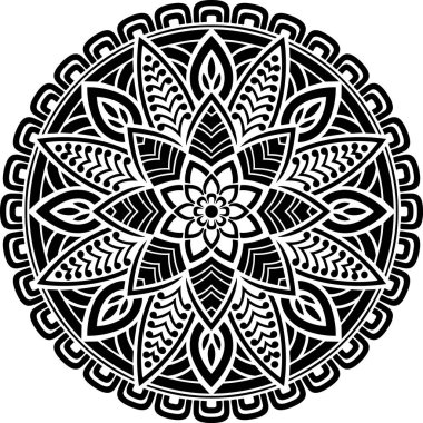 Mandala desen stencil karalamalar kroki iyi ruh hali