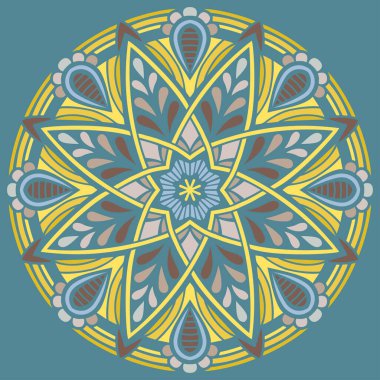 Mandala desenli Stencil karalamaları iyi bir ruh hali çizer. Yaratıcı ve tebrik kartları, posterler, afişler, afişler ve kapaklar için iyidir.