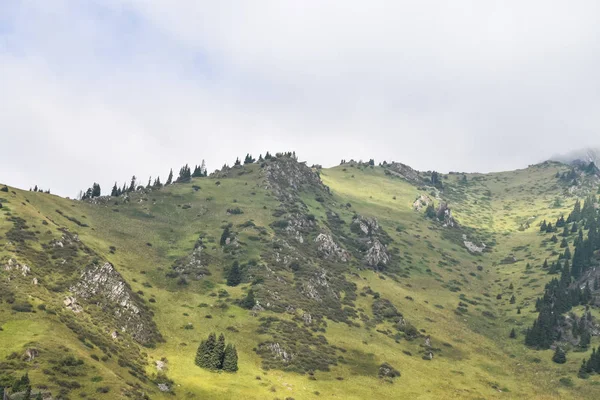 Montagnes Kazakhstan Almaty Shymbulak Chimbulak Une Station Ski Été — Photo