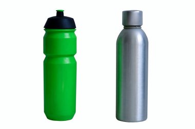 Plastik ve alüminyum şişe, onun sıfır atık alternatif olarak, içecek ve su için, faz-out plastik, çevresel etkileri kirliliğineden. Izole