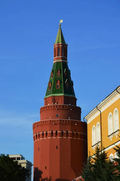 Russia Moscow Ancient Tower Moscow Kremlin Stock Image — Stock Photo, Image