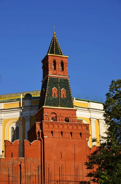 Rusia Moscú Antigua Torre Del Kremlin Moscú Imagen Stock — Foto de Stock