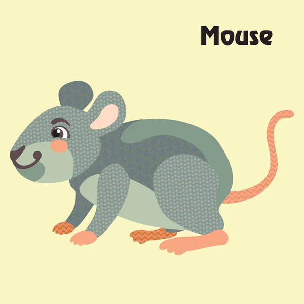 Souris vectorielle dessin animé — Image vectorielle