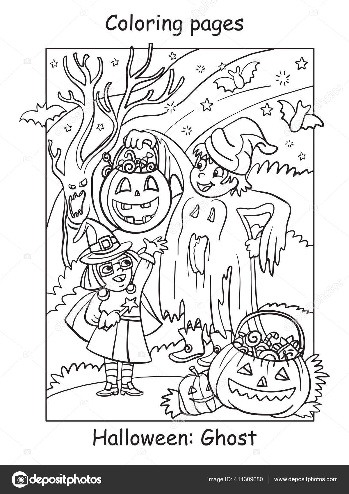 HALLOWEEN DESENHOS PARA COLORIR