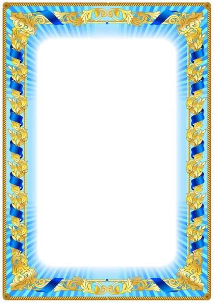 Çerçeve kenarlığı şablonu. Belgelerimiz ve Diploma için baskı tasarımı olarak kullanmak olabilir