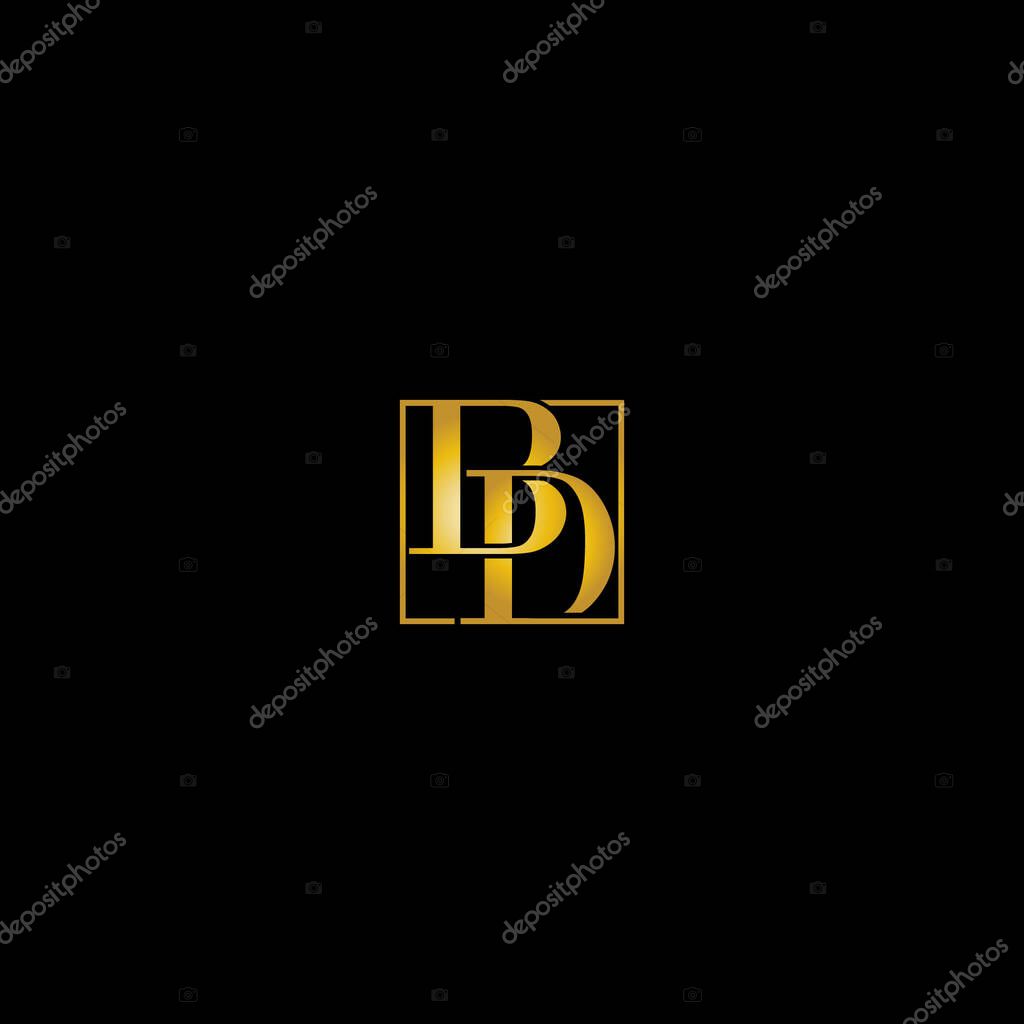 Vector BD luxury logo
