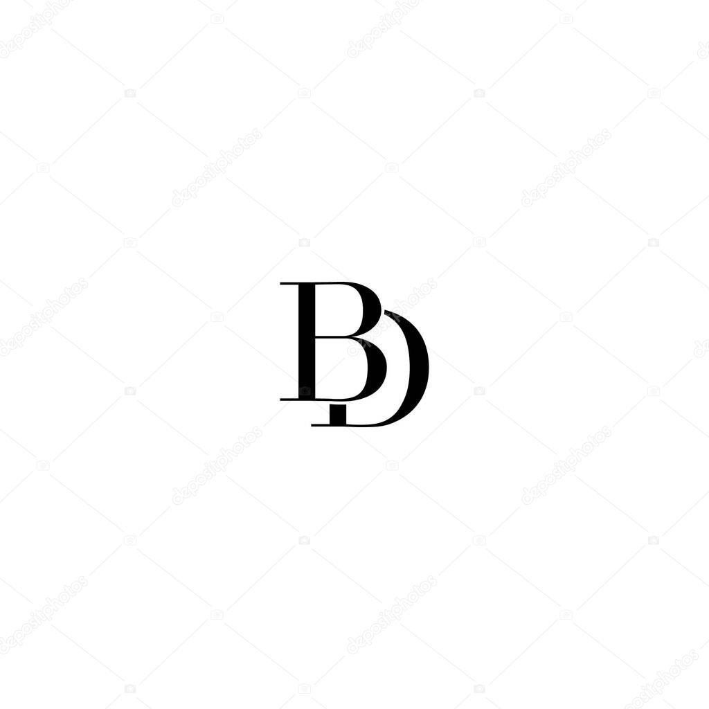 Vector BD luxury logo