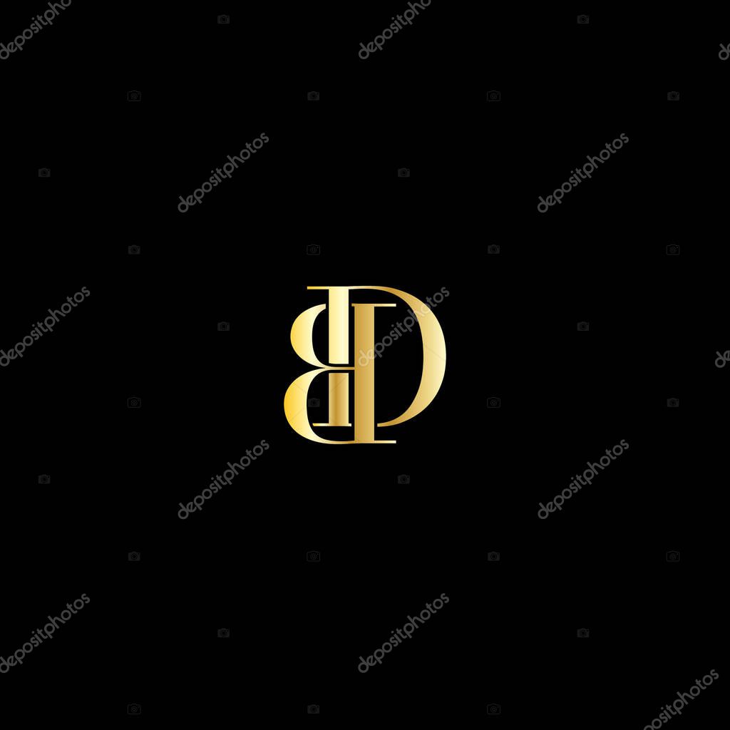 Vector BD luxury logo