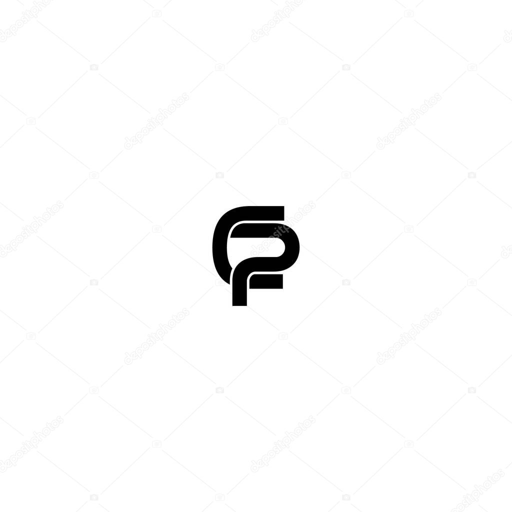 Vector CP minimalist logo