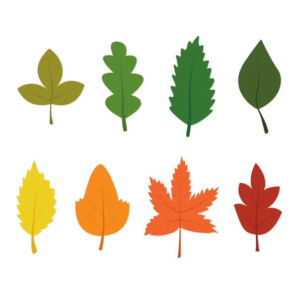 Hola Autumn Fondo Colorido Para Diseño Estilo Plano Para Impresión — Vector de stock