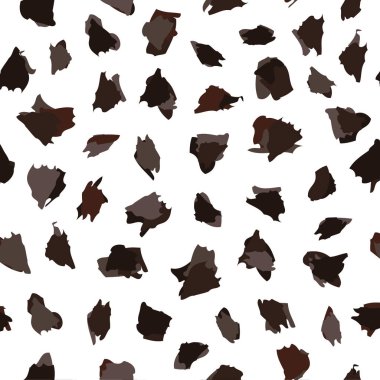 Hayvan yazdırma. Vektör sorunsuz çizim.