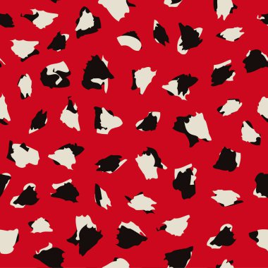 Hayvan yazdırma. Vektör sorunsuz çizim.