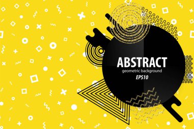 Tatil soyut geometrik davetiyesi