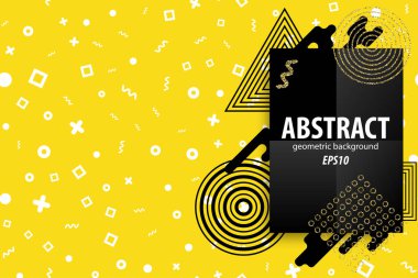 Tatil soyut geometrik davetiyesi