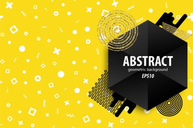 Tatil soyut geometrik davetiyesi