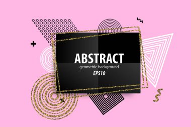 Tatil soyut geometrik davetiyesi