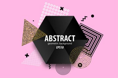 Tatil soyut geometrik davetiyesi