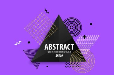 Tatil soyut geometrik davetiyesi