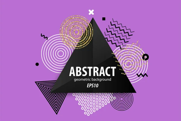 Tatil soyut geometrik davetiyesi