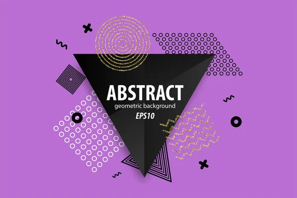 Tatil soyut geometrik davetiyesi