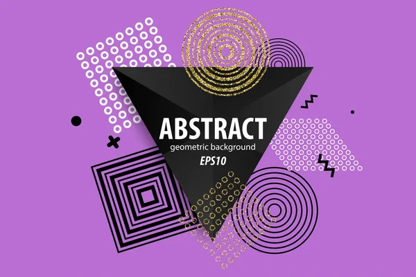 Tatil soyut geometrik davetiyesi