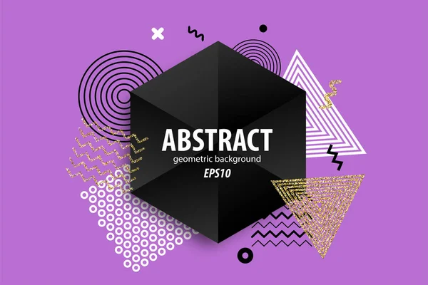 Tatil soyut geometrik davetiyesi