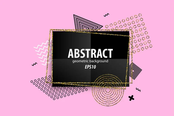 Tatil soyut geometrik davetiyesi