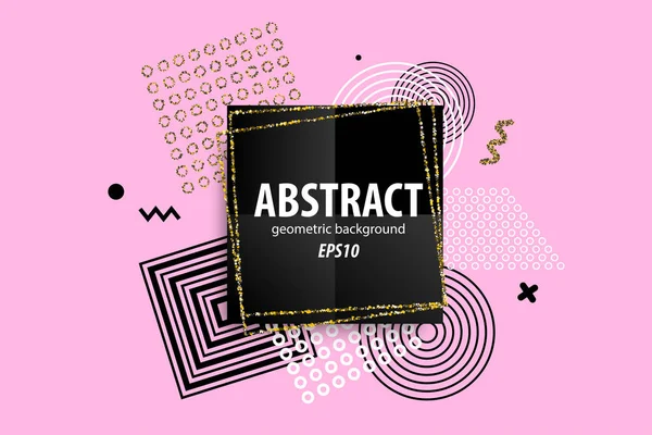 Tatil soyut geometrik davetiyesi