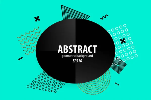 Tatil altın Parlatıcı soyut geometrik arka plan. Renkli konfeti vektör davet. Basit kapak zemin ışıltı. Trendy kiremit çerçeve broşürü. 