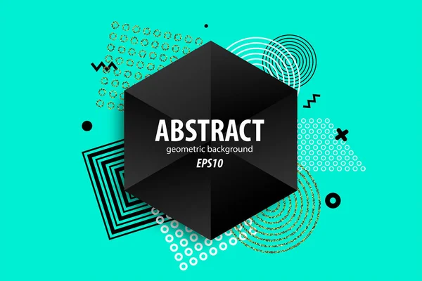 Tatil soyut geometrik davetiyesi