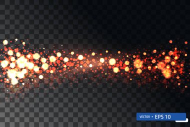 Altın xmas hafif parlak yıldız girdap ayarla