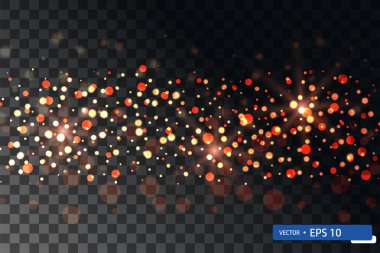 Altın xmas hafif parlak yıldız girdap ayarla