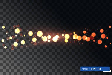 Altın xmas hafif parlak yıldız girdap ayarla