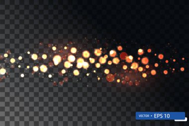 Altın xmas hafif parlak yıldız girdap ayarla