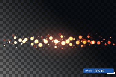 Altın xmas hafif parlak yıldız girdap ayarla